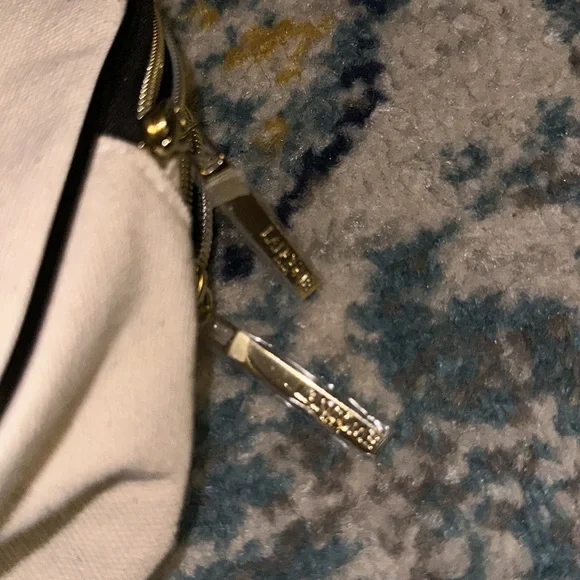 Lancôme // like new without tags motorcycle chick makeup pouch double zip - Picture 5 of 5